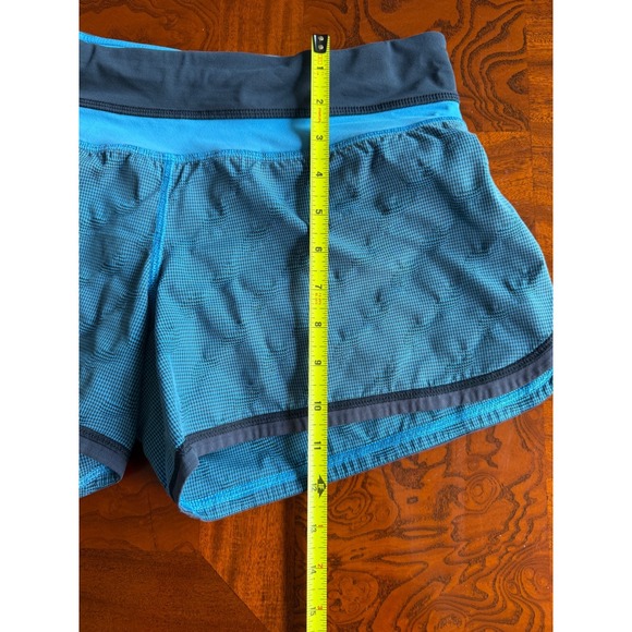 Lot of 2 Lululemon Lined Running Athletic Shorts | One Blue, One Grey| Size 6 - Picture 12 of 16